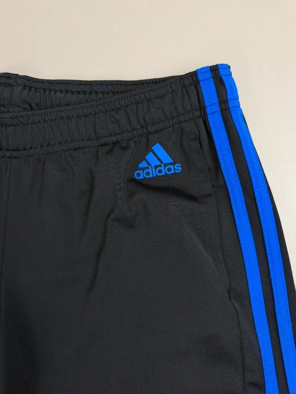 Adidas "3 - Stripes" Cyber Tech Trackpants - Black / Electric Blue - Past Pieces