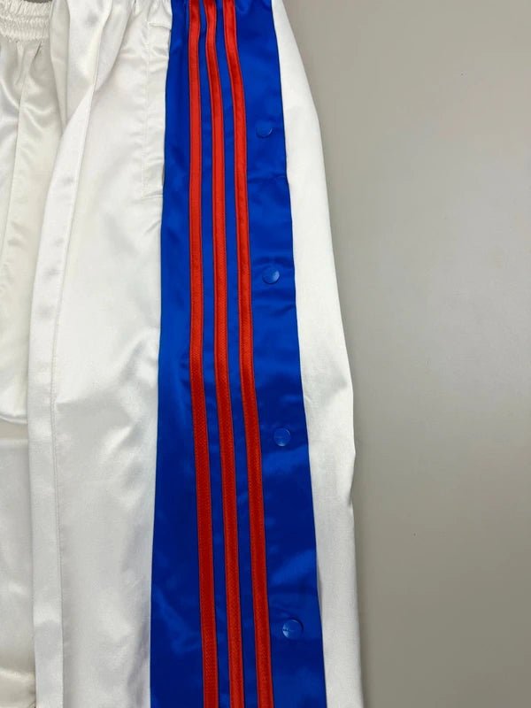 Adidas "Adibreak" Snap Button Trackpants — Shiny Pearl / Tricolor - Past Pieces