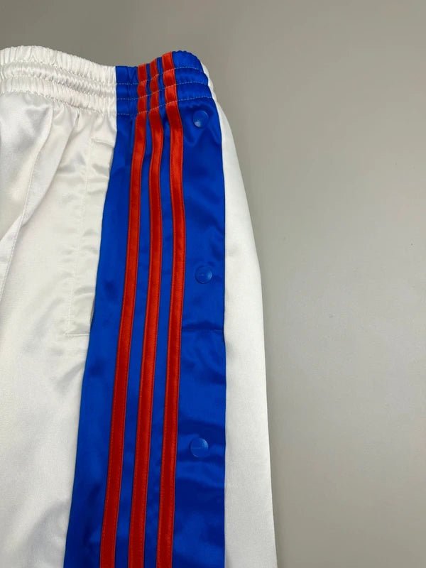 Adidas "Adibreak" Snap Button Trackpants — Shiny Pearl / Tricolor - Past Pieces