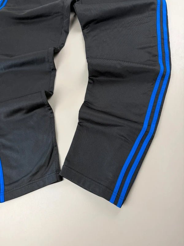 Adidas Archive "Adibreak" Side - Snap Trackpants - Black / Cobalt Blue - Past Pieces