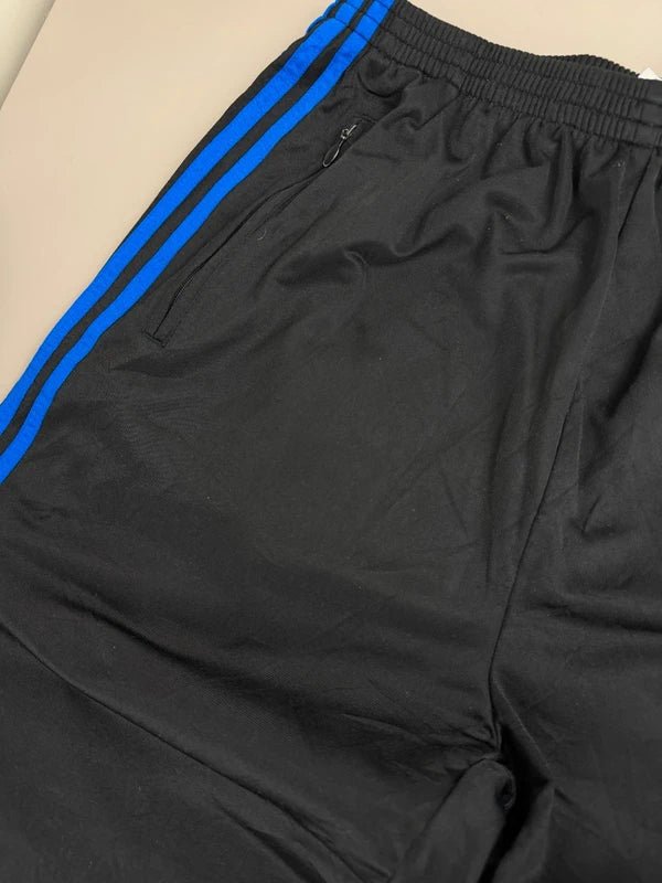 Adidas Archive "Adibreak" Side - Snap Trackpants - Black / Cobalt Blue - Past Pieces