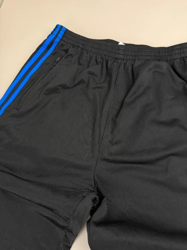 Adidas Archive "Adibreak" Side - Snap Trackpants - Black / Cobalt Blue - Past Pieces
