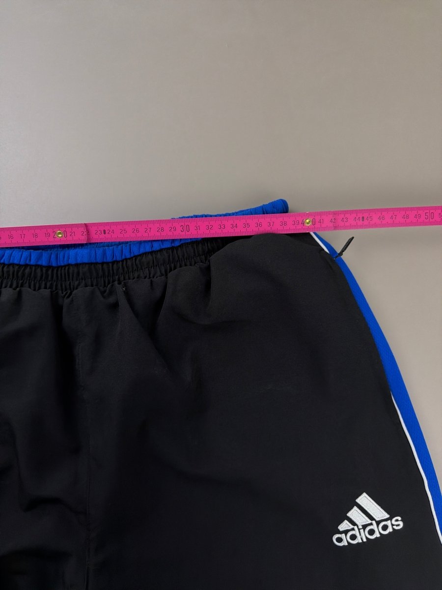 Adidas Archive "Gorpcore Tech" Trackpants - Black & Blue - Past Pieces