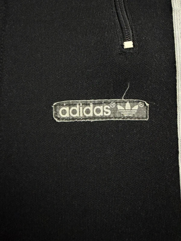 Adidas Archive "Retro Patch" Flared Trackpants - All Black - Past Pieces