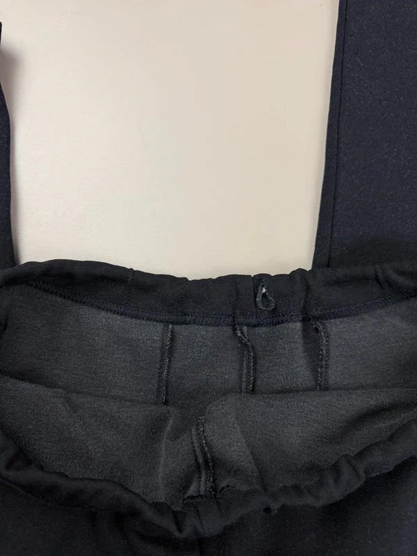 Adidas Archive "Retro Patch" Flared Trackpants - All Black - Past Pieces