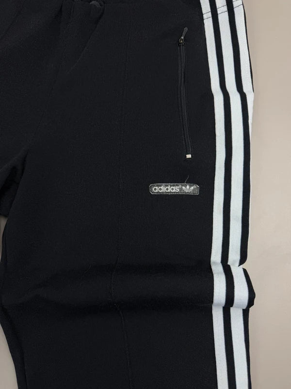 Adidas Archive "Retro Patch" Flared Trackpants - All Black