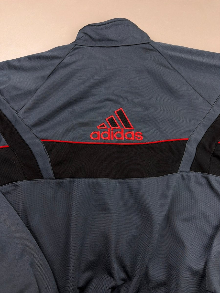 Adidas Archive "Speedline" Track Jacket - Grey / Black / Red Racing - Past Pieces