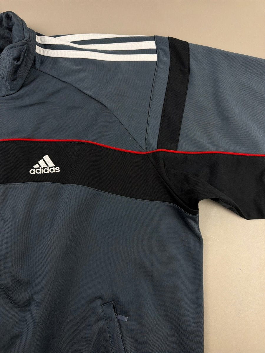 Adidas Archive "Speedline" Track Jacket - Grey / Black / Red Racing - Past Pieces