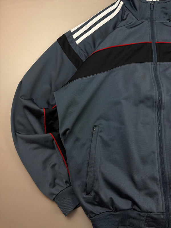 Adidas Archive "Speedline" Track Jacket - Grey / Black / Red Racing