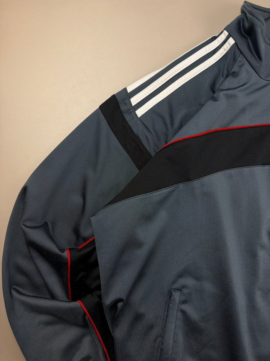 Adidas Archive "Speedline" Track Jacket - Grey / Black / Red Racing - Past Pieces
