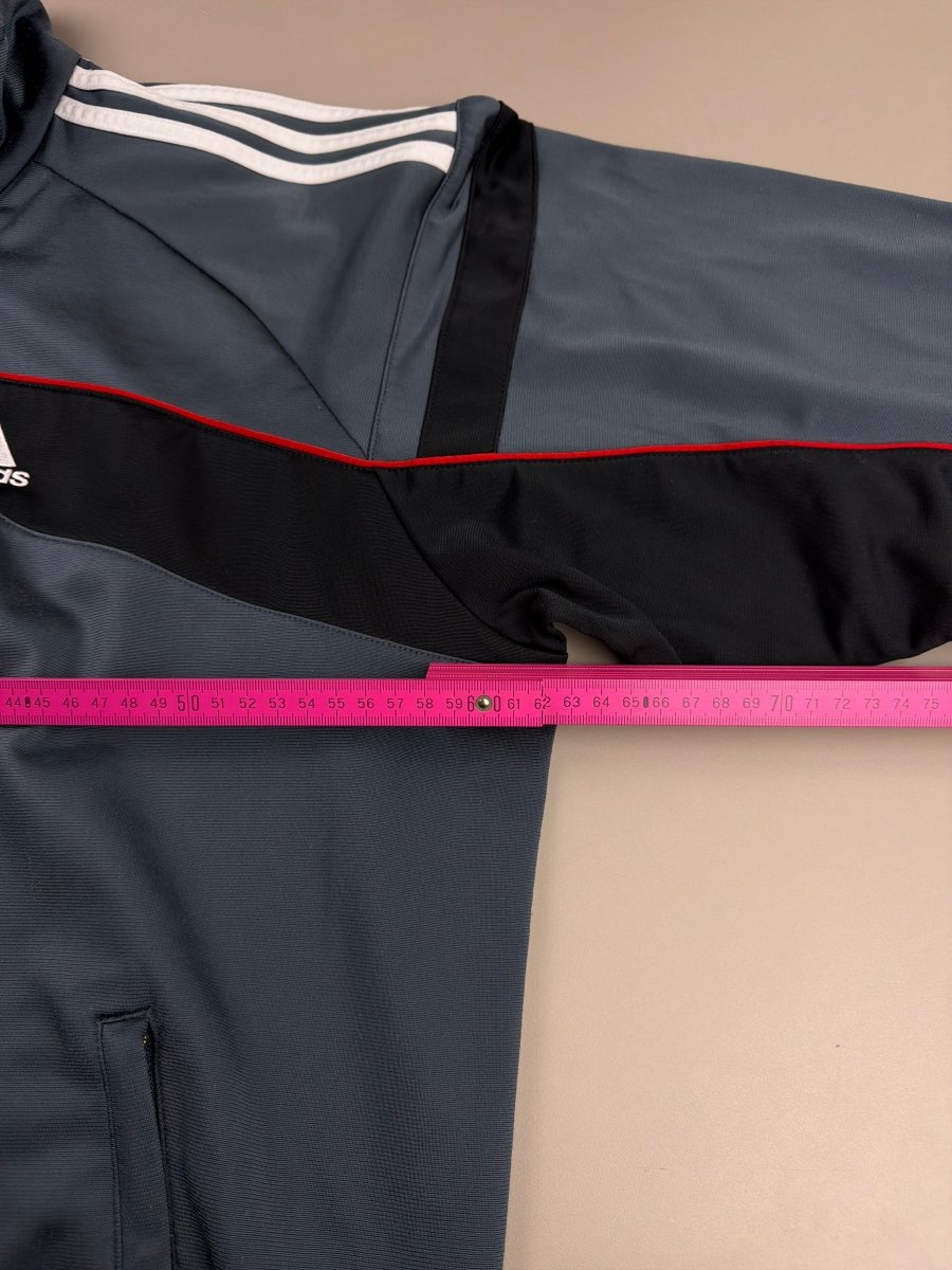 Adidas Archive "Speedline" Track Jacket - Grey / Black / Red Racing - Past Pieces