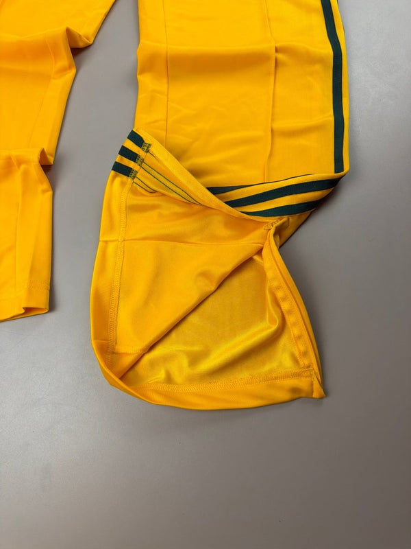 Adidas Archive Style Pintuck Trackpants - Vibrant Yellow