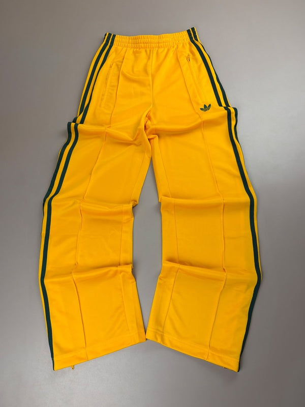 Adidas Archive Style Pintuck Trackpants - Vibrant Yellow