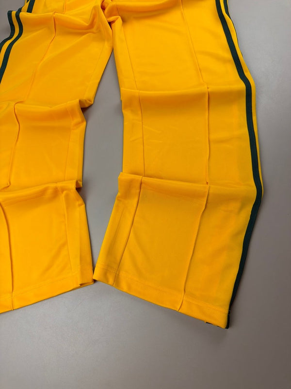 Adidas Archive Style Pintuck Trackpants - Vibrant Yellow