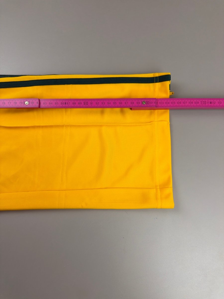 Adidas Archive Style Pintuck Trackpants - Vibrant Yellow - Past Pieces