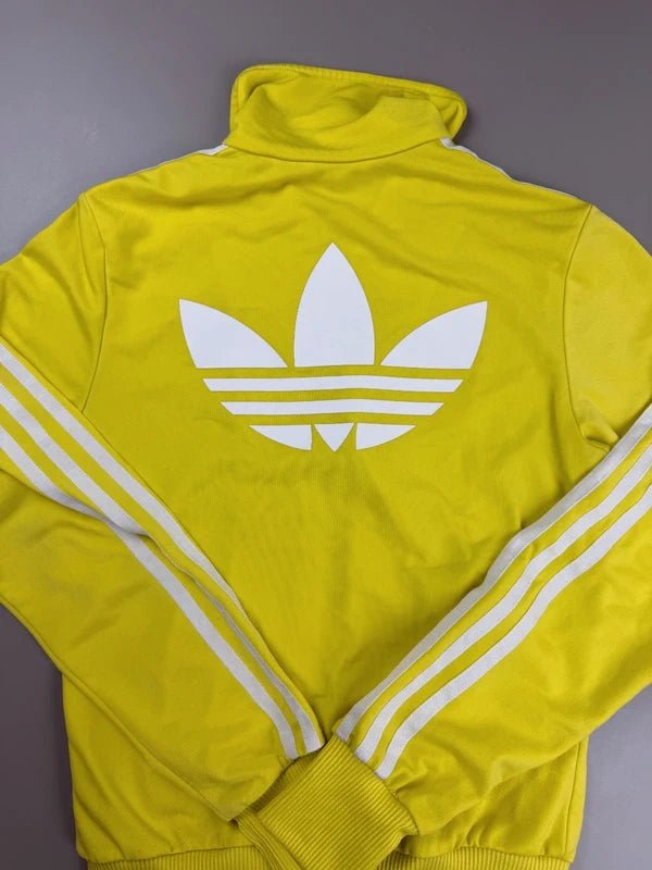 Adidas "Big Trefoil" Firebird Track Jacket - Cyber Yellow - Past Pieces