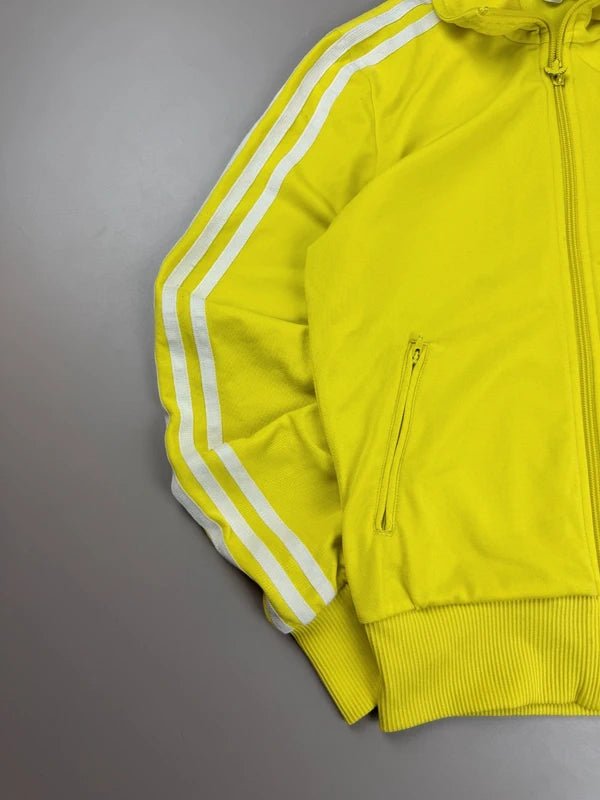 Adidas "Big Trefoil" Firebird Track Jacket - Cyber Yellow
