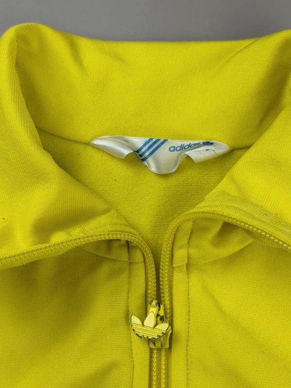 Adidas "Big Trefoil" Firebird Track Jacket - Cyber Yellow - Past Pieces