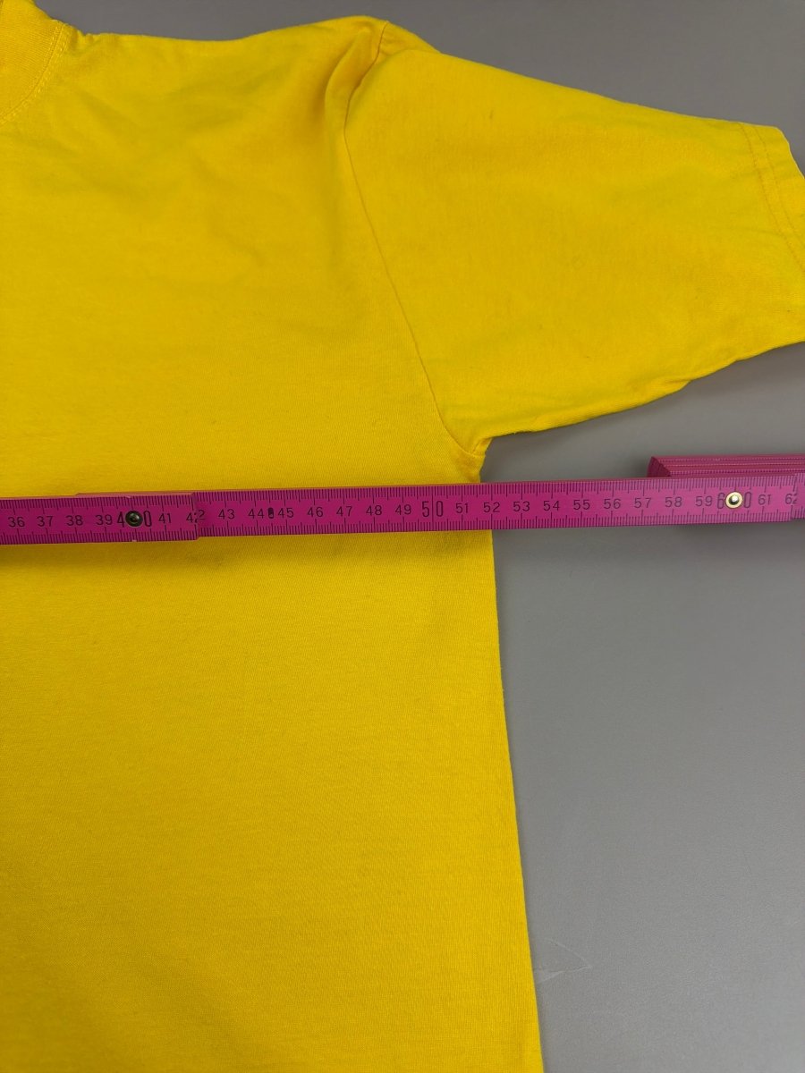 Adidas "FIFA '93 Fair Play" Graphic Tee - Sun Yellow / Sky Blue - Past Pieces