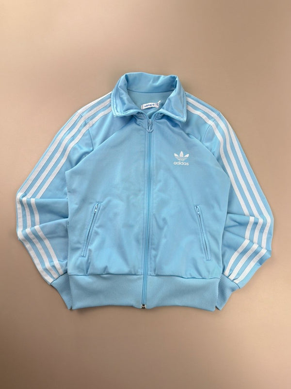 Adidas Firebird "Trefoil Backprint" Track Jacket - Ice Blue