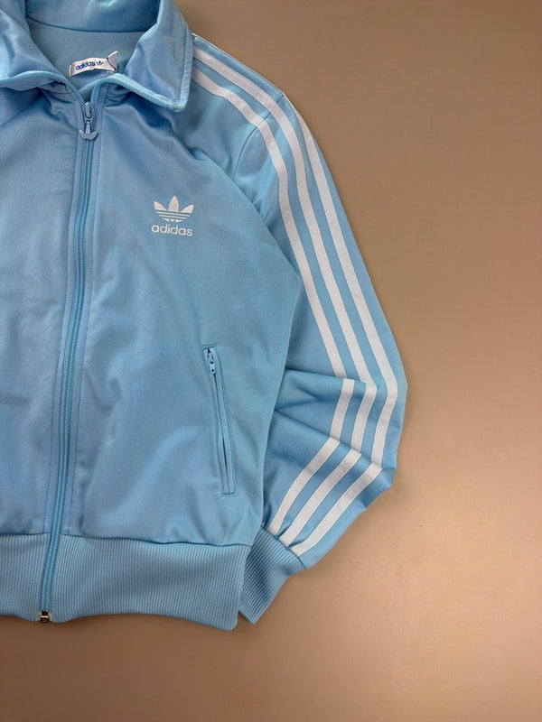 Adidas Firebird "Trefoil Backprint" Track Jacket - Ice Blue