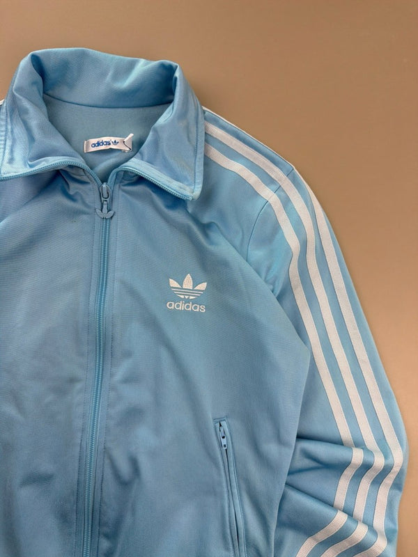 Adidas Firebird "Trefoil Backprint" Track Jacket - Ice Blue