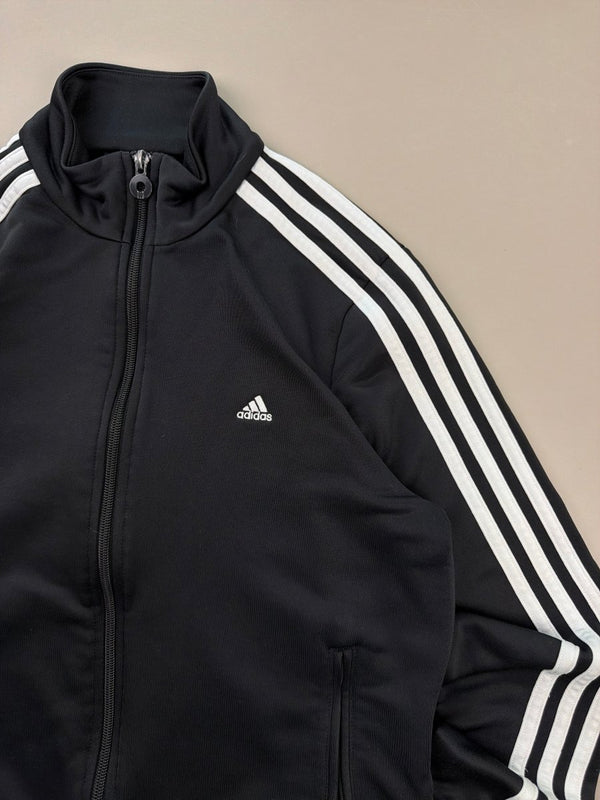 Adidas Iconic "Three Stripes" Trackjacket - Black Y2K Sporty Core