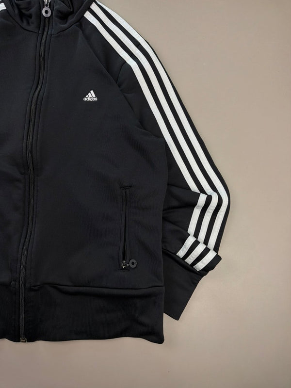 Adidas Iconic "Three Stripes" Trackjacket - Black Y2K Sporty Core