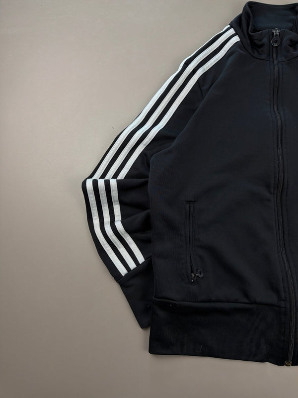 Adidas Iconic "Three Stripes" Trackjacket - Black Y2K Sporty Core
