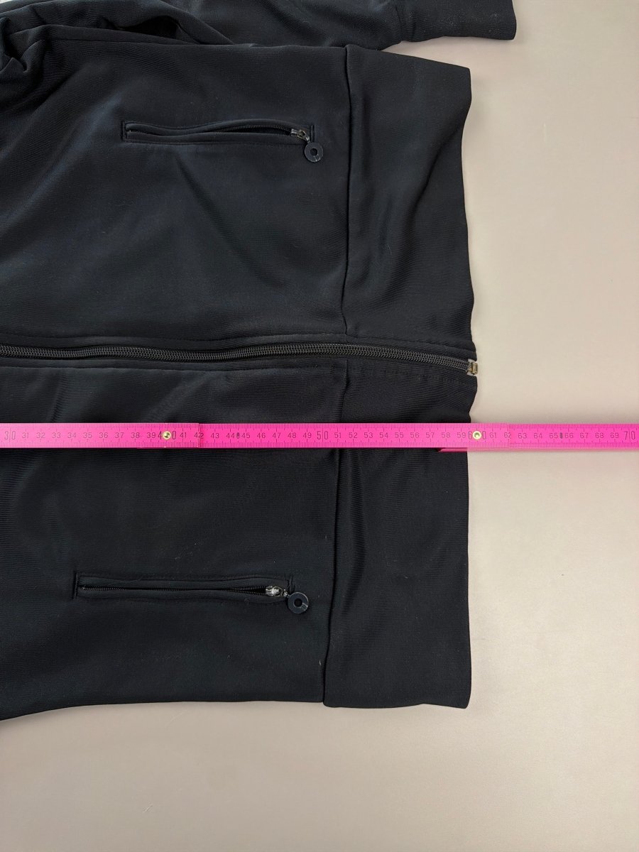 Adidas Iconic "Three Stripes" Trackjacket - Black Y2K Sporty Core - Past Pieces