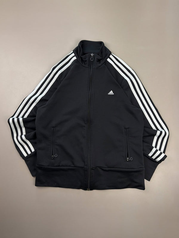 Adidas Iconic "Three Stripes" Trackjacket - Black Y2K Sporty Core