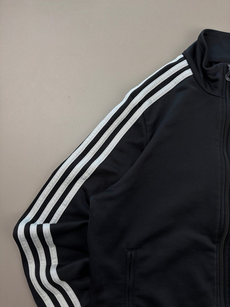 Adidas Iconic "Three Stripes" Trackjacket - Black Y2K Sporty Core - Past Pieces