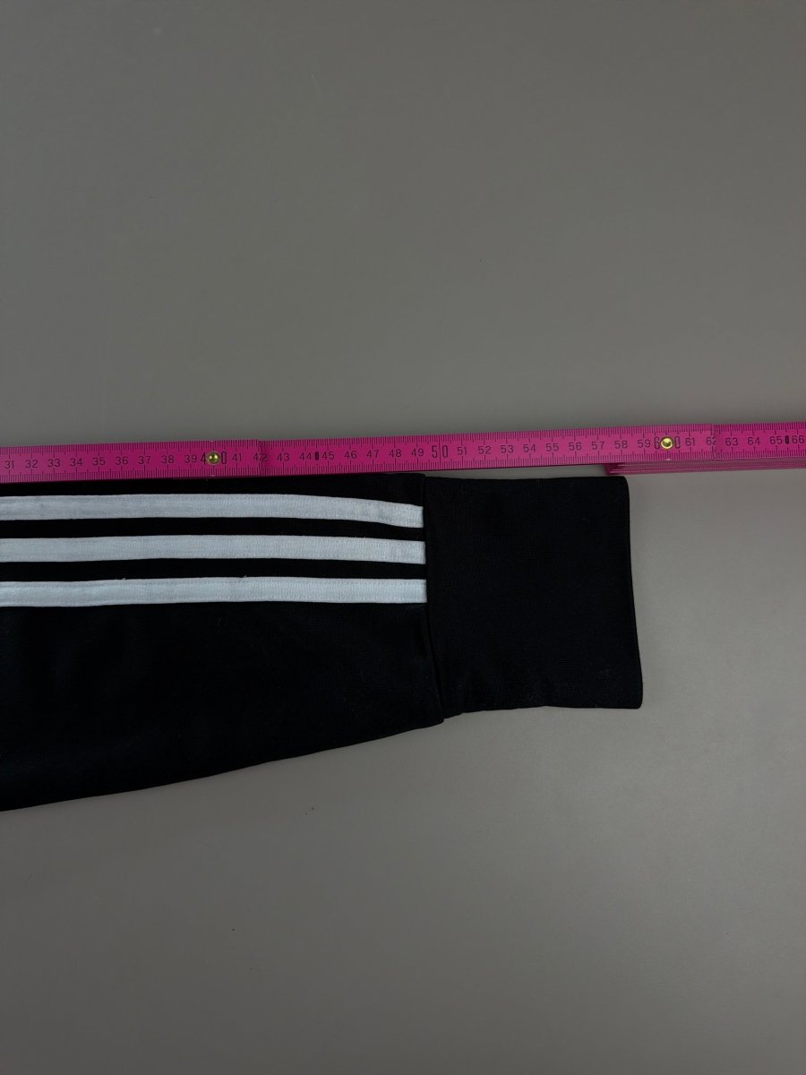Adidas Iconic "Three Stripes" Trackjacket - Black Y2K Sporty Core - Past Pieces