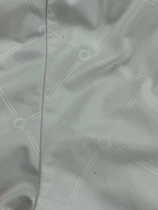 Adidas "Monogram" Trackpants - Off-White / Red Baggy