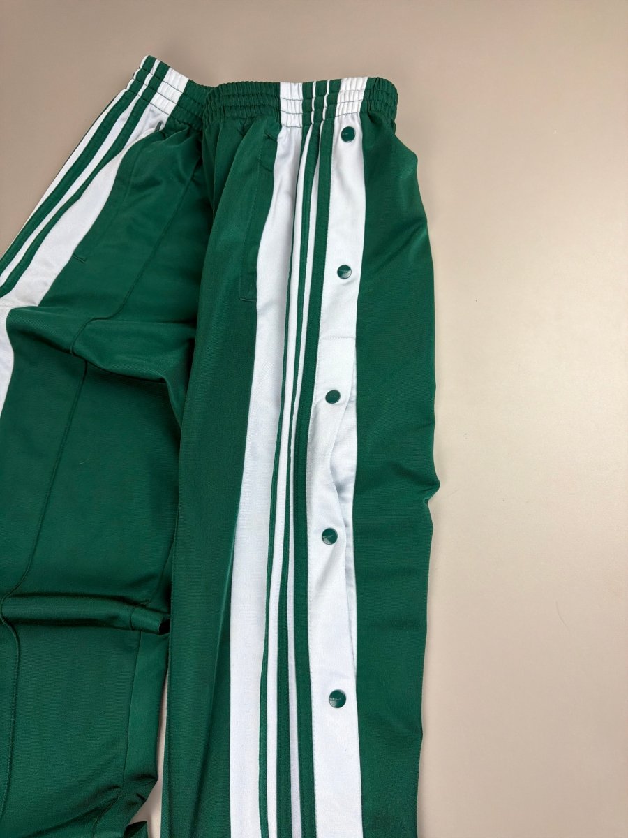 Adidas Originals "Adibreak" Side - Snap Trackpants - Emerald Green / White - Past Pieces