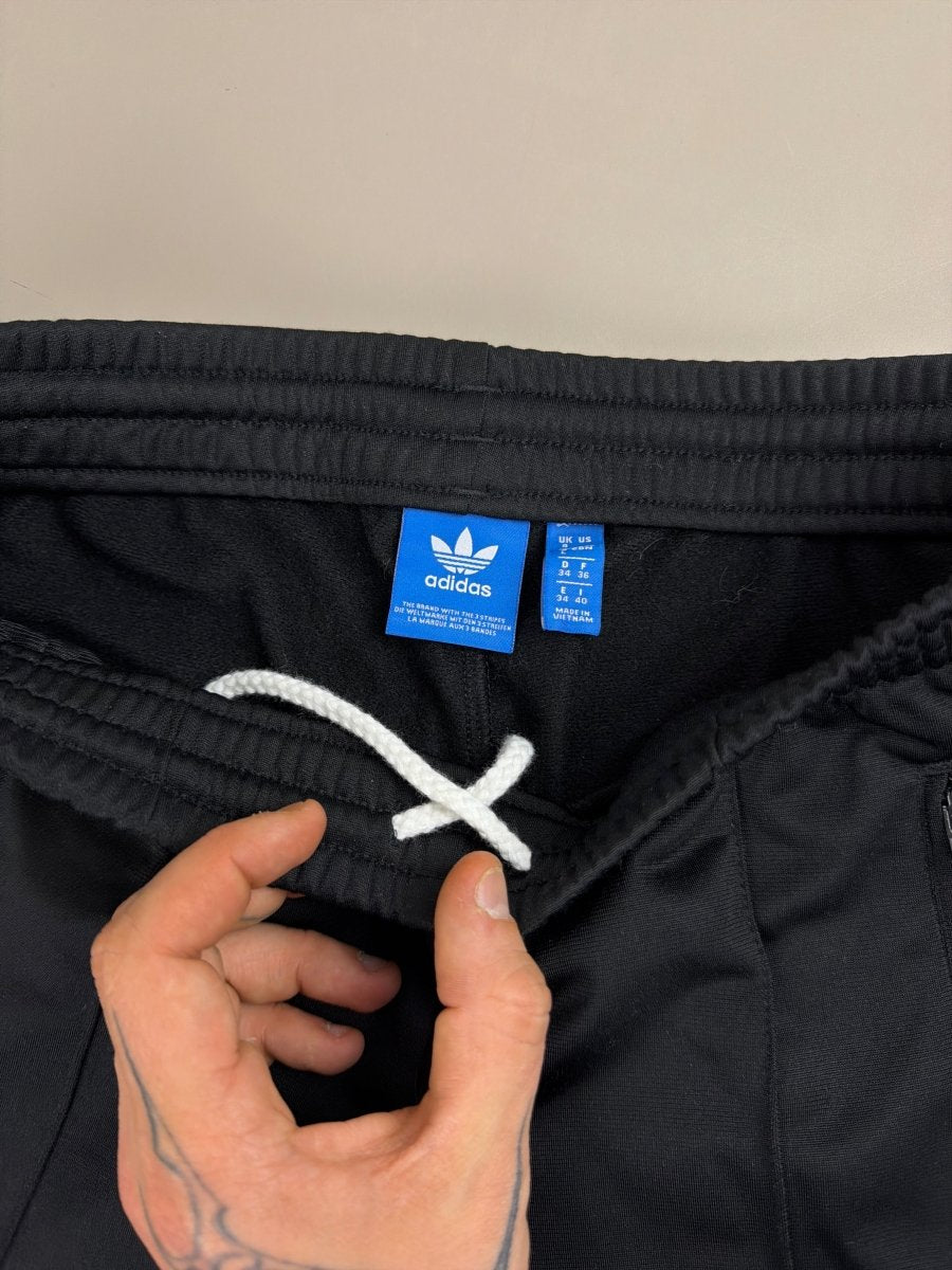 Adidas Originals Archive "Three Stripe" Flare Trackpants - All Black - Past Pieces
