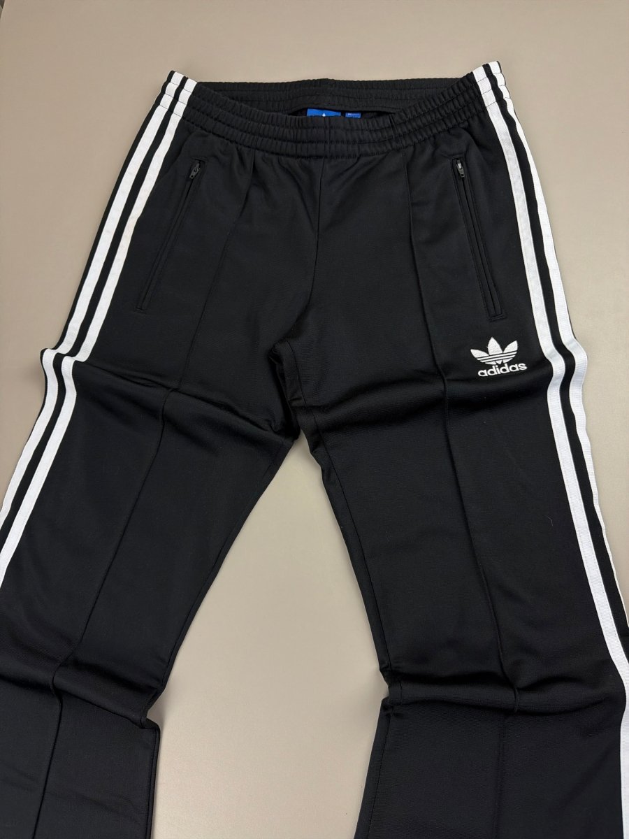 Adidas Originals Archive "Three Stripe" Flare Trackpants - All Black - Past Pieces