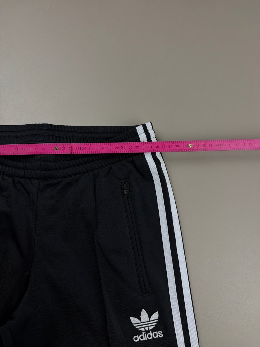 Adidas Originals Archive "Three Stripe" Flare Trackpants - All Black - Past Pieces