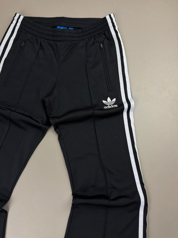 Adidas Originals Archive "Three Stripe" Flare Trackpants - All Black