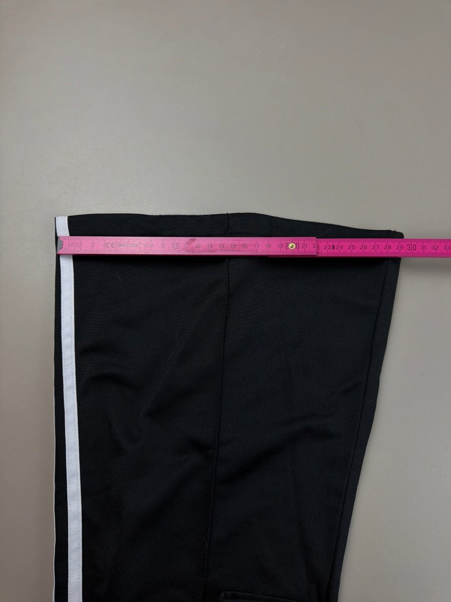 Adidas Originals Archive "Three Stripe" Flare Trackpants - All Black - Past Pieces