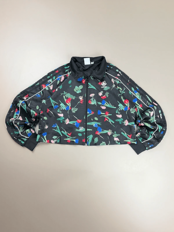 Adidas Originals "Botanica" Track Jacket — Floral Abstract
