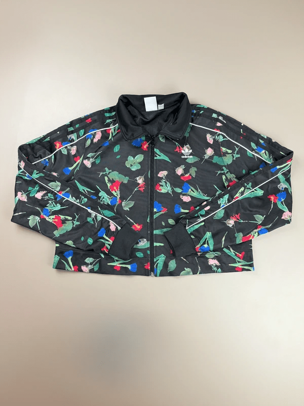 Adidas Originals "Botanica" Track Jacket — Floral Abstract