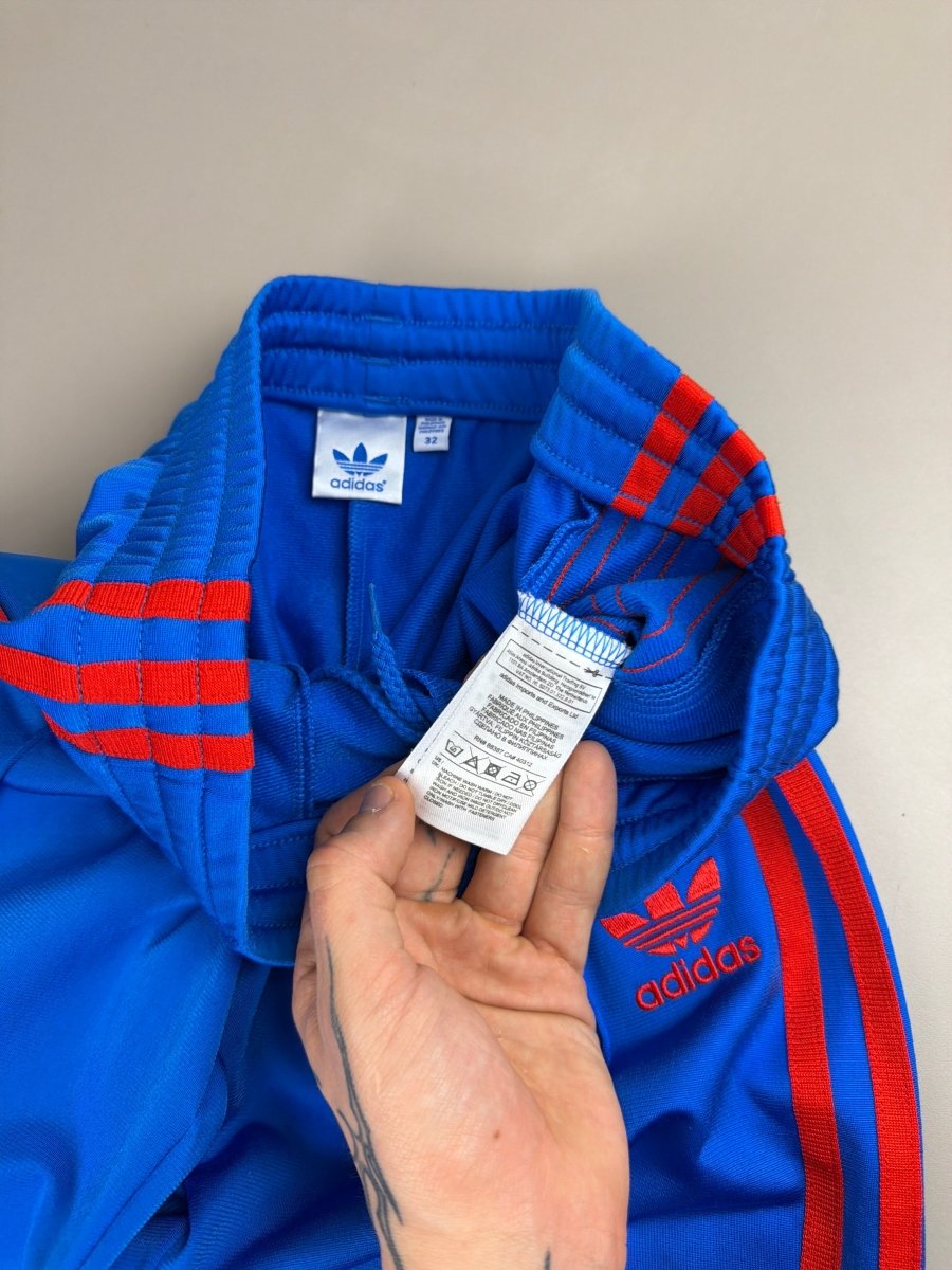 Adidas Originals Retro "Electric" Trackpants - Blue & Red - Past Pieces