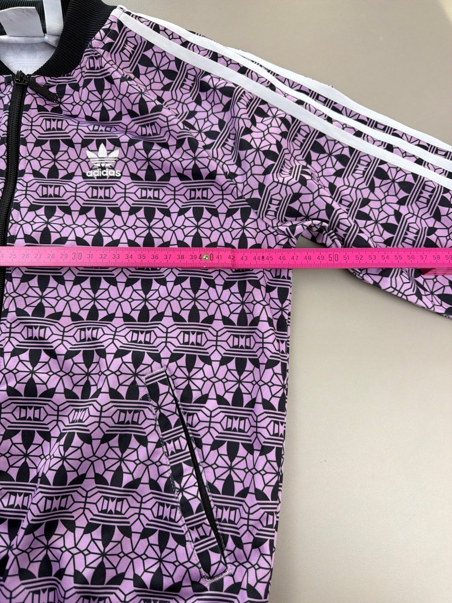 Adidas Originals "Trefoil AOP" Trackjacket - Purple Geometric - Past Pieces