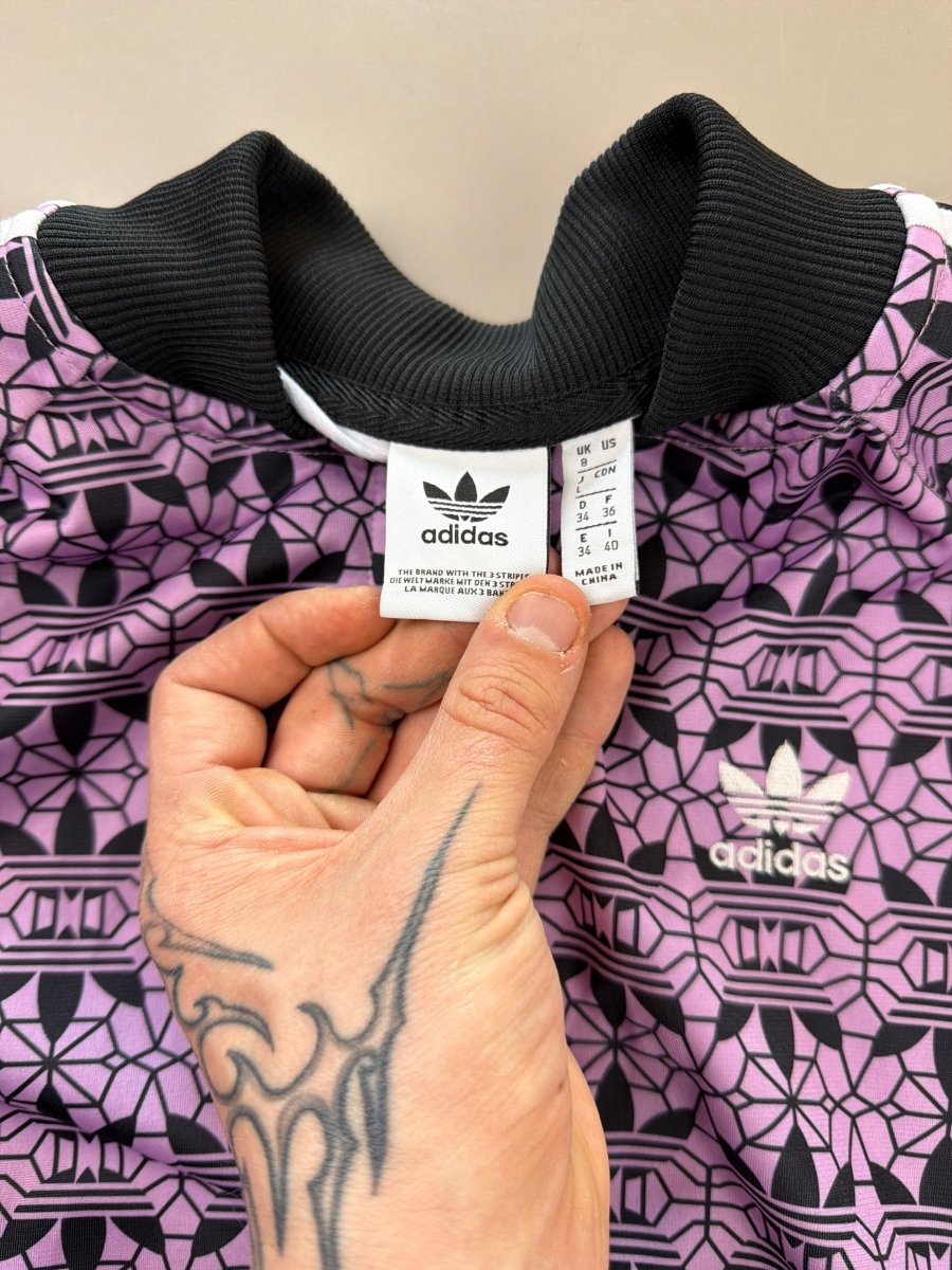 Adidas Originals "Trefoil AOP" Trackjacket - Purple Geometric - Past Pieces