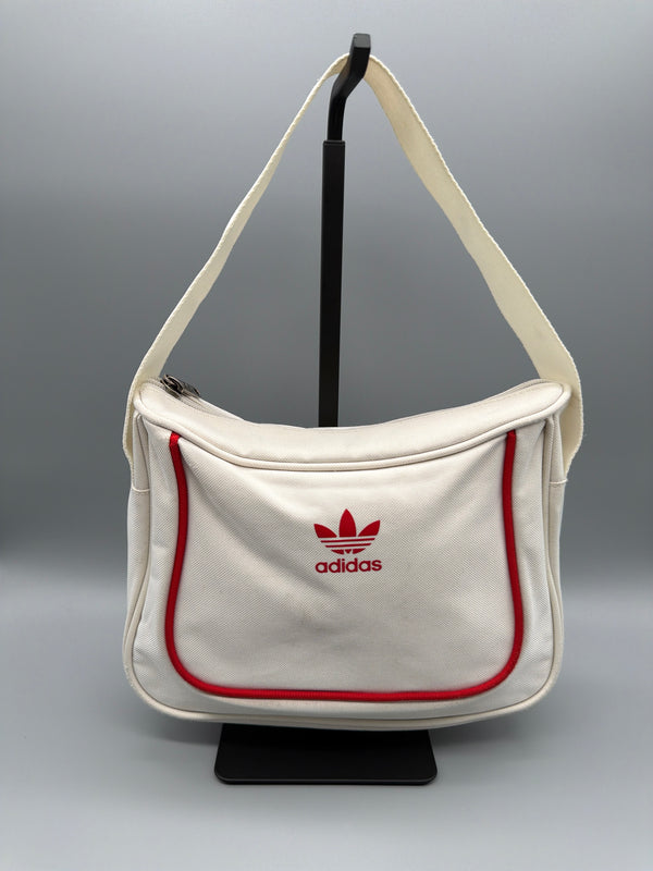Adidas Originals Trefoil Mini Shoulder Bag - White / Red Y2K