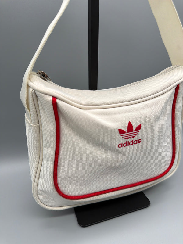 Adidas Originals Trefoil Mini Shoulder Bag - White / Red Y2K