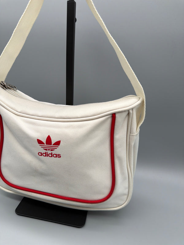 Adidas Originals Trefoil Mini Shoulder Bag - White / Red Y2K