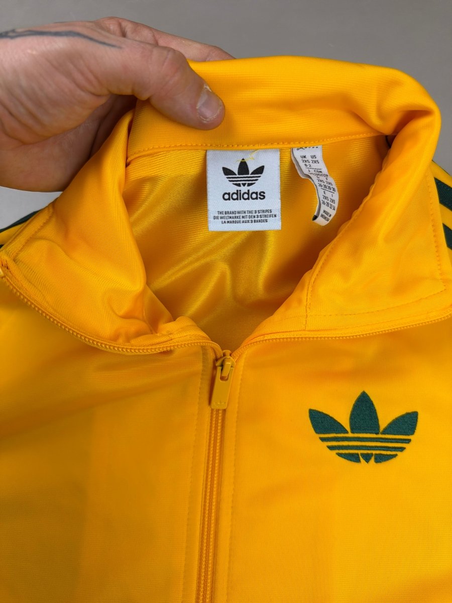 Adidas Originals Trefoil Tracktop - Mustard Yellow & Green - Past Pieces