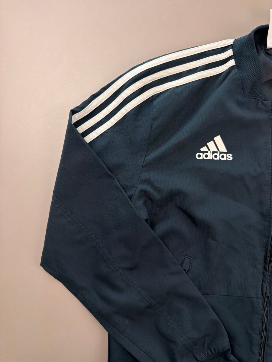 Adidas Real Madrid "Bernabéu" Performance Track Jacket – Deep Teal - Past Pieces